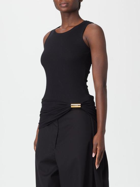 25FW 로에베 민소매 티셔츠 S359Y23XAM 1100 Black - LOEWE