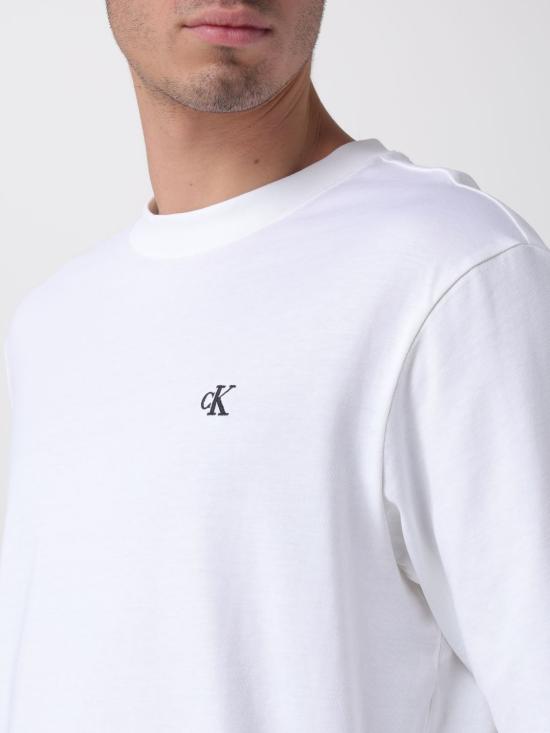 25FW 캘빈클라인 반팔 티셔츠 LV04RD247G YAF White - CALVIN KLEIN