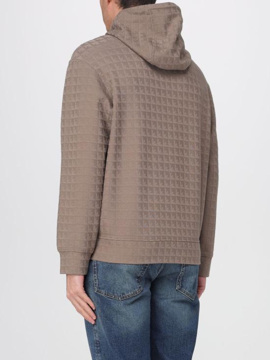 25FW 엠포리오 아르마니 긴팔 티셔츠 EM003424AF13700 F6117 Brown - EMPORIO ARMANI