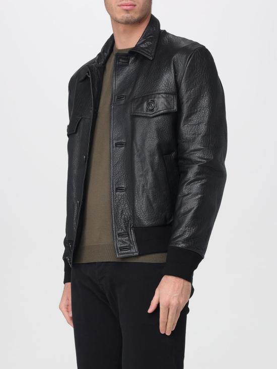 25FW 살바토레 산토로 가죽 자켓 W25SANT 49521U Black - SALVATORE SANTORO