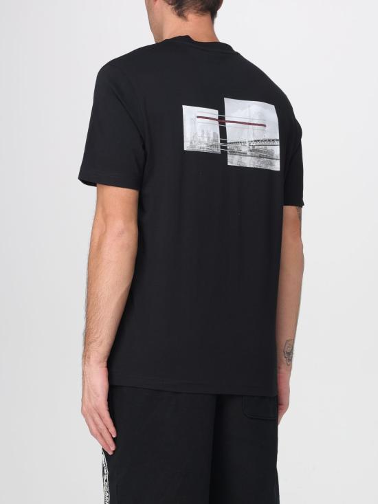 25FW 보스 반팔 티셔츠 50545869 001 Black - BOSS