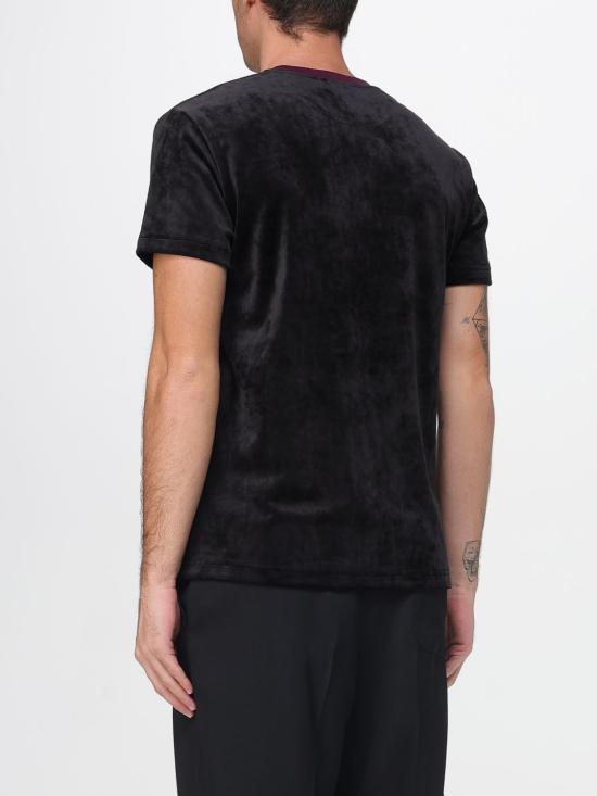 25FW 베르사체 반팔 티셔츠 79GAH6S2J0241 899 Black - VERSACE