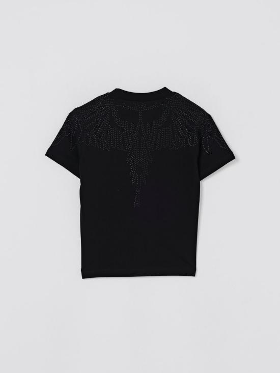 25FW [키즈] 컨트리 오브 밀란 티셔츠 F5CMJGTH013 110 Black - COUNTY OF MILAN