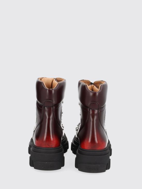 25FW 가니 부츠 S3137 070 Burgundy - GANNI