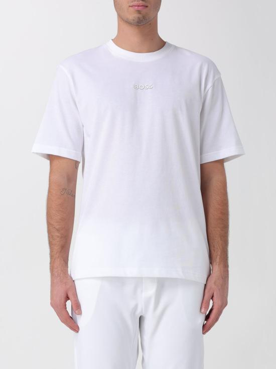 25FW 보스 반팔 티셔츠 50519368 100 White