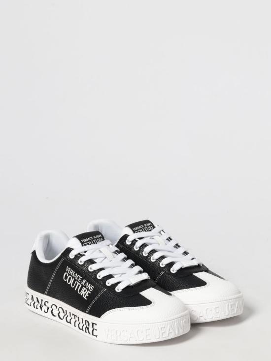 25FW 베르사체 뮬/슬리퍼 79YA3SK6ZPB32 L01 Black - VERSACE