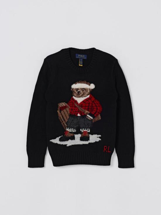 25FW [키즈] 폴로 랄프로렌 풀오버 323981629 001 Black