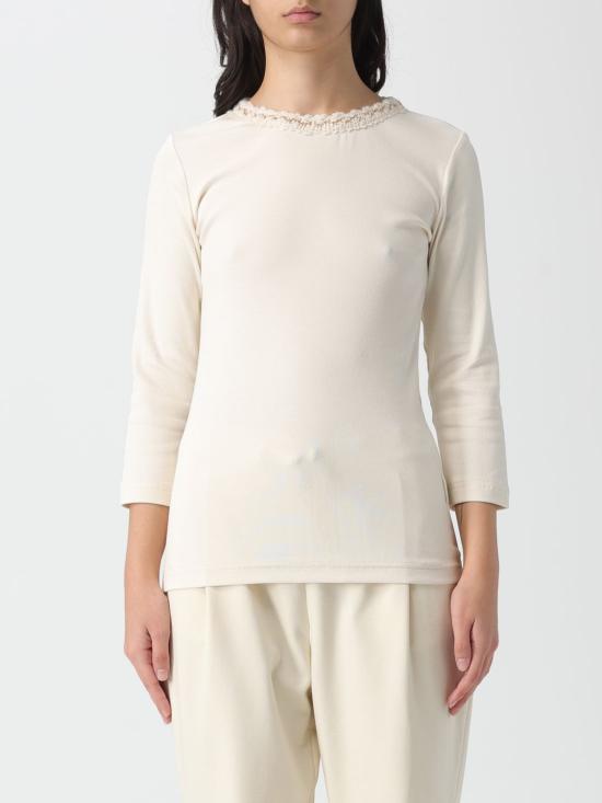 25FW 파비아나 필리피 저지 티셔츠 JED225F598L694 0145 White
