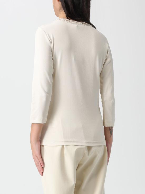 25FW 파비아나 필리피 저지 티셔츠 JED225F598L694 0145 White - FABIANA FILIPPI