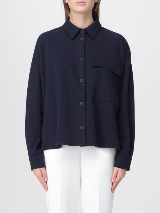 25FW 위켄드막스마라 셔츠 2525916012600 001 Blue