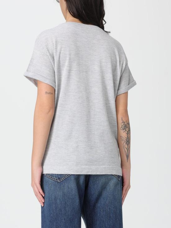 25FW 브루넬로 쿠치넬리 반팔 티셔츠 M41810000 C072 Mouse Grey - BRUNELLO CUCINELLI