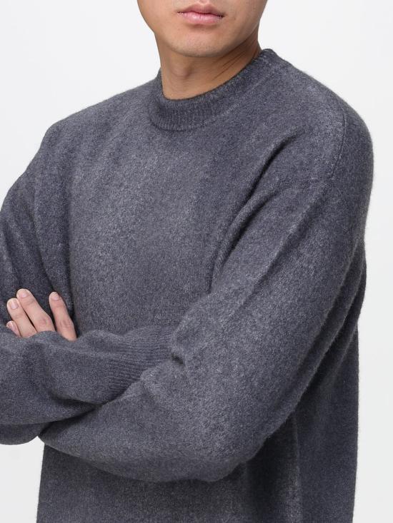 25FW 아미시 스웨터 AMU039 C0052 Grey - AMISH