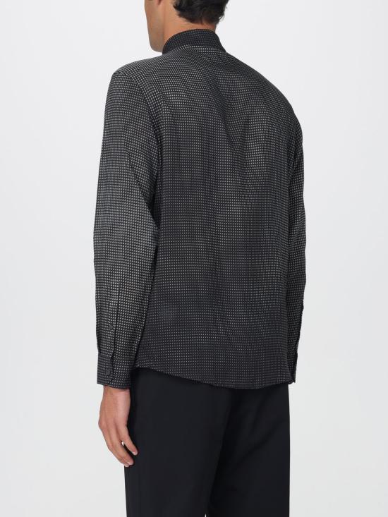25FW 엠포리오 아르마니 긴팔 셔츠 EM001543AF19839 FC211 Black - EMPORIO ARMANI