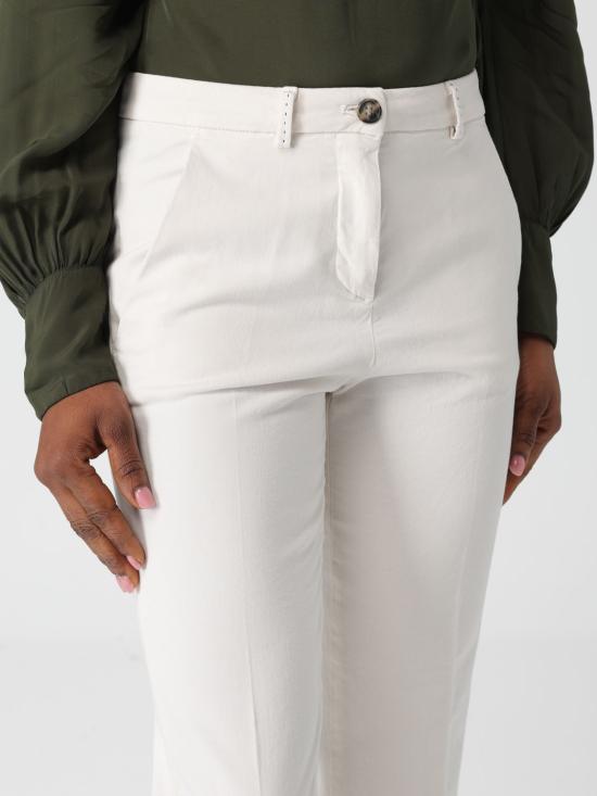 25FW 메이슨 스트레이트 팬츠 4PNT2C243MBE330020 020 White - MASON'S