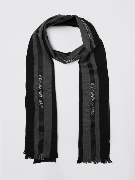 25FW 엠포리오 아르마니 머플러/스카프 EM003846AF20010 UC001 Black - EMPORIO ARMANI