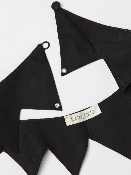 25FW 포르테포르테 넥타이 14390MYSCARF 8012 Black - FORTE FORTE