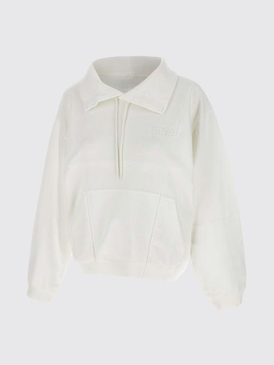 25FW MM6 메종마르지엘라 스웨터 S52GU0245M25014 101 White - MM6 MAISON MARGIELA