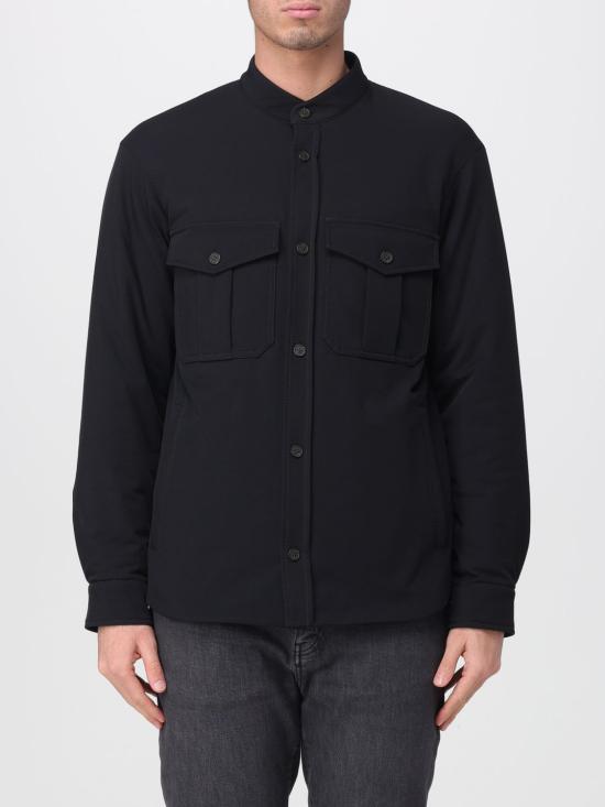 25FW 엠포리오 아르마니 긴팔 셔츠 EM003695AF18502 UC001 Black