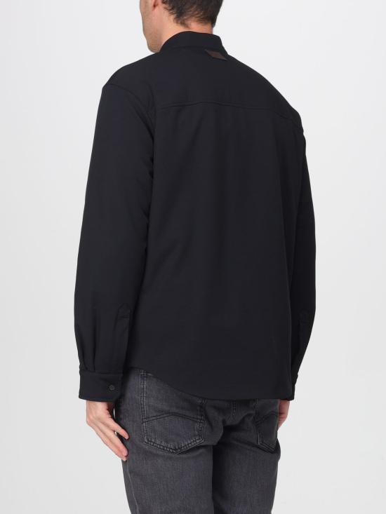 25FW 엠포리오 아르마니 긴팔 셔츠 EM003695AF18502 UC001 Black - EMPORIO ARMANI
