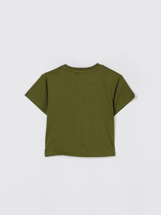 25FW [키즈] 겐조 티셔츠 K61446 64T Green - KENZO