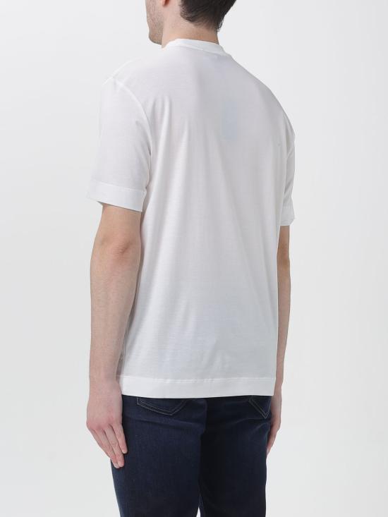 25FW 엠포리오 아르마니 반팔 티셔츠 EM002959AF18312 U0003 White - EMPORIO ARMANI