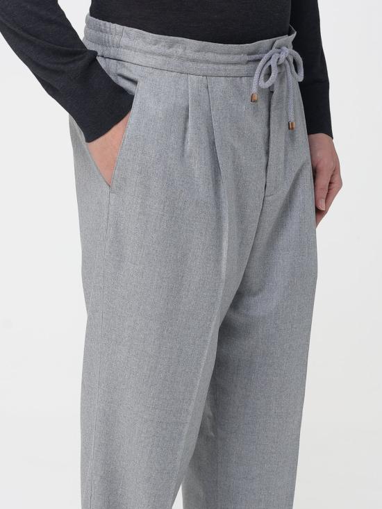 25FW 브루넬로 쿠치넬리 팬츠 ME226E1710 C272 Grey 1 - BRUNELLO CUCINELLI