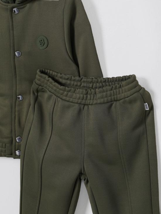 25FW [키즈] 보스 오버롤 J52484 724 Green - BOSS