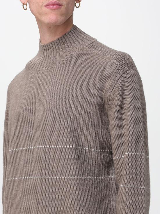 25FW 엠포리오 아르마니 스웨터 EM002024AF18103 U6189 Beige - EMPORIO ARMANI