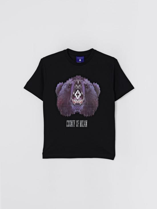 25FW [키즈] 컨트리 오브 밀란 티셔츠 F5CMJBTH080 110 Black