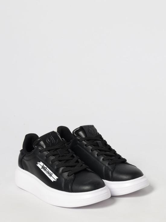 25FW 저스트까발리 스니커즈 79QA3SBFZPB63 899 Black - JUST CAVALLI
