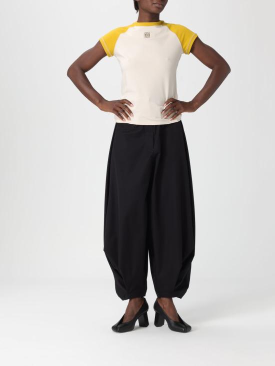 25FW 로에베 반팔 티셔츠 S540Y22X76 0142 Yellow - LOEWE