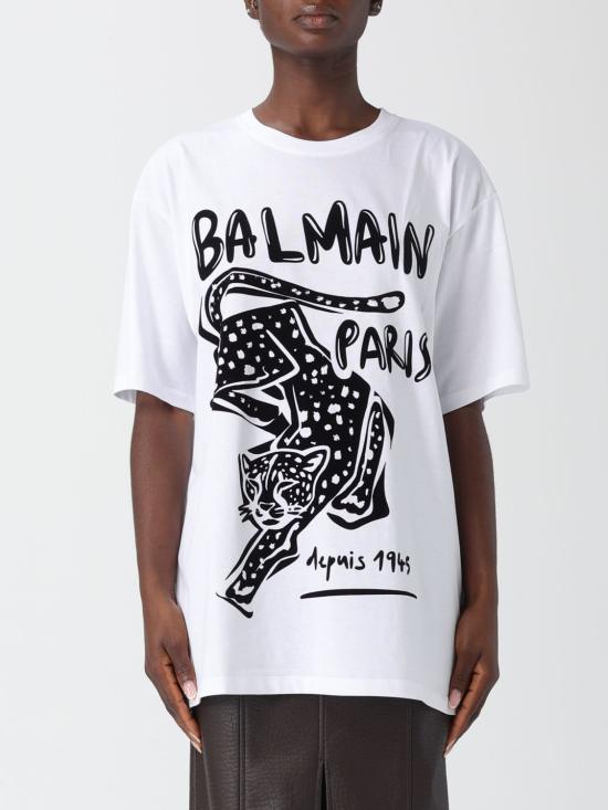 25FW 발망 반팔 티셔츠 FF0EH005GF20 GAB White