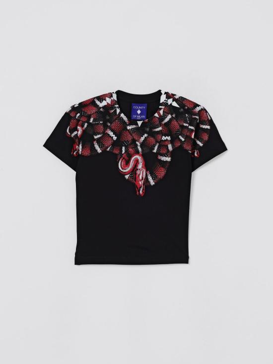 25FW [키즈] 컨트리 오브 밀란 티셔츠 F5CMJBTH040 110 Black