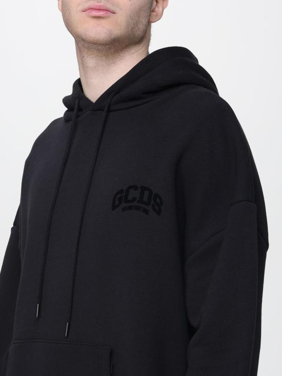 25FW 지씨디에스 긴팔 티셔츠 B2EM1904JD 199 Black - GCDS