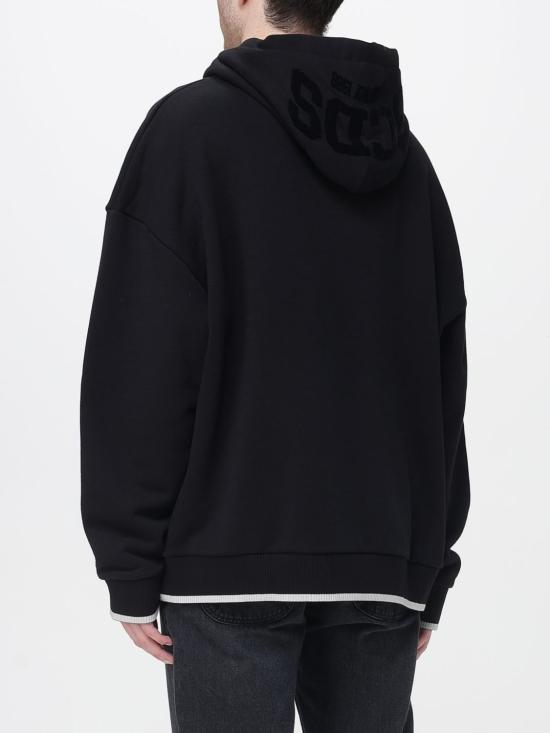 25FW 지씨디에스 긴팔 티셔츠 B2EM1904JD 199 Black - GCDS