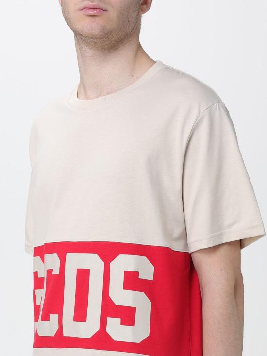 25FW 지씨디에스 반팔 티셔츠 B1XM2314JA3 15 Beige - GCDS