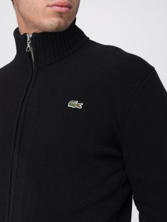 25FW 라코스테 방모 풀집업 가디건 AH5181 031 Black - LACOSTE