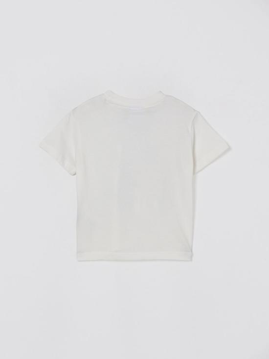 25FW [키즈] 컨트리 오브 밀란 티셔츠 F5CMJBTH079 002 White - COUNTY OF MILAN