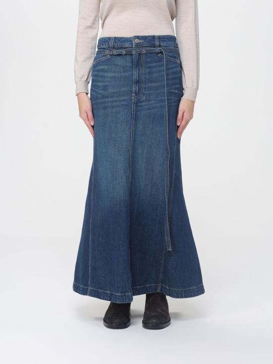 25FW 보스 데님 스커트 50548436 300 Denim