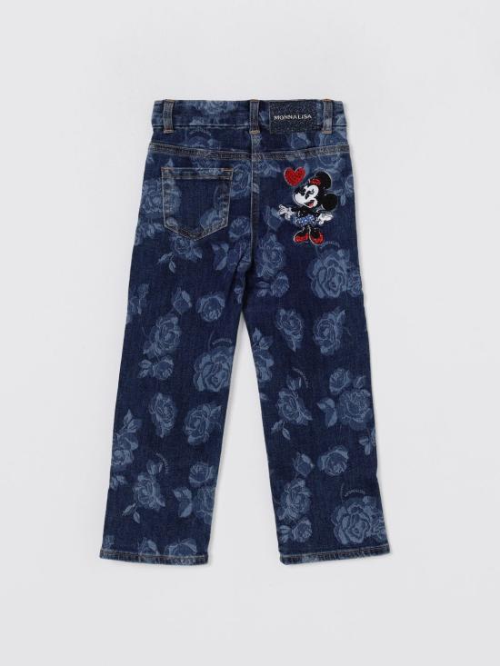 25FW [키즈] 모나리자 진 19F4006040 055S Blue - MONNALISA