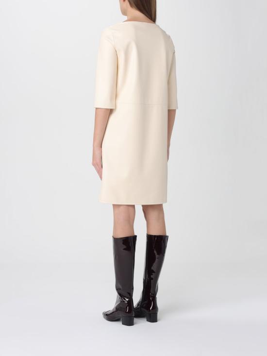 25FW 막스마라 롱 원피스 2526626087600 001 Yellow Cream - MAX MARA