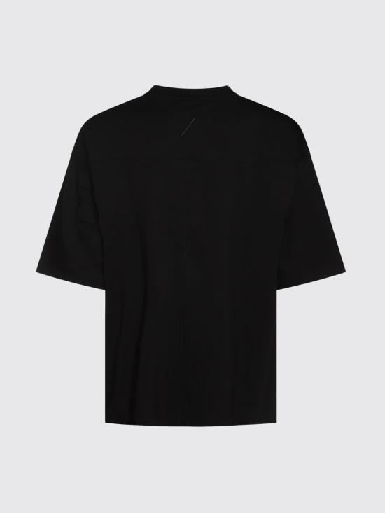 25FW 톰브라운 반팔 티셔츠 MTS882 11 Black - THOM BROWNE