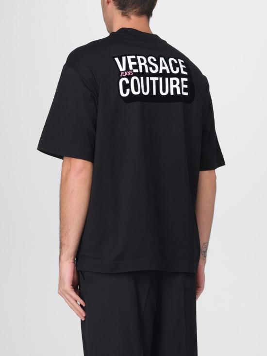 25FW 베르사체 반팔 티셔츠 79GAHP05CJ01P 899 Black - VERSACE
