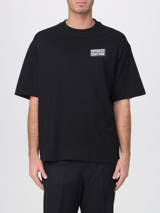 25FW 베르사체 반팔 티셔츠 79GAHP05CJ01P 899 Black