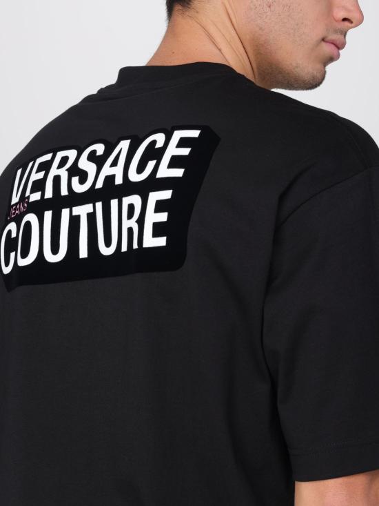 25FW 베르사체 반팔 티셔츠 79GAHP05CJ01P 899 Black - VERSACE