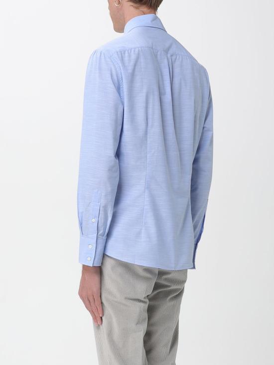 25FW 브루넬로 쿠치넬리 긴팔 셔츠 MS6661718 TS666 C012 Sky Blue - BRUNELLO CUCINELLI