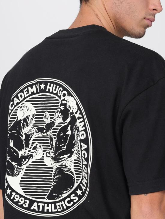 25FW 휴고보스 반팔 티셔츠 50542366 001 Black - HUGO BOSS