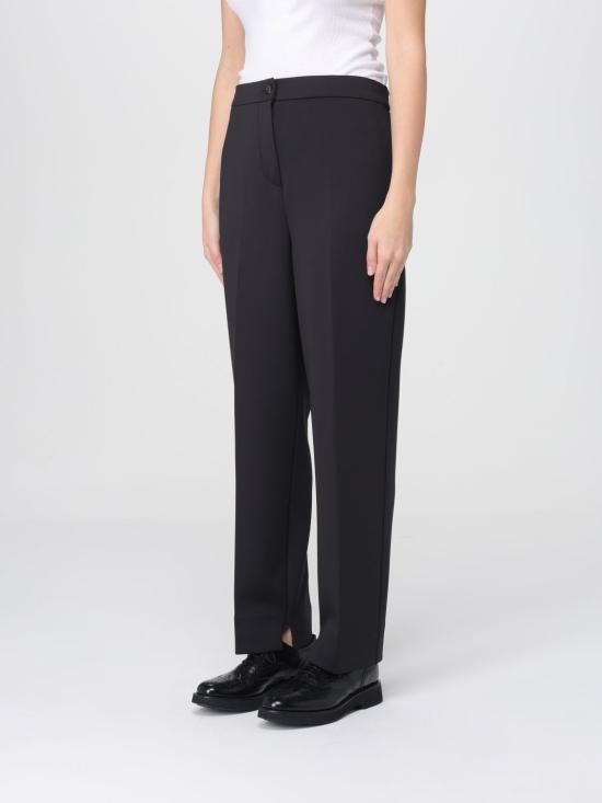 25FW 막스마라 스트레이트 팬츠 2526786038600 003 Black - MAX MARA