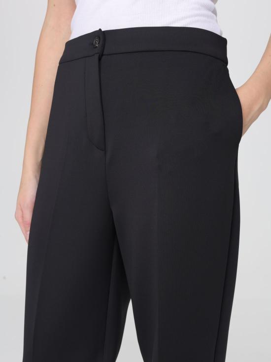 25FW 막스마라 스트레이트 팬츠 2526786038600 003 Black - MAX MARA