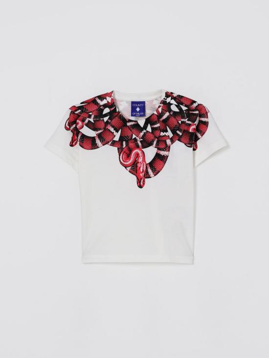 25FW [키즈] 컨트리 오브 밀란 티셔츠 F5CMJBTH040 002 White